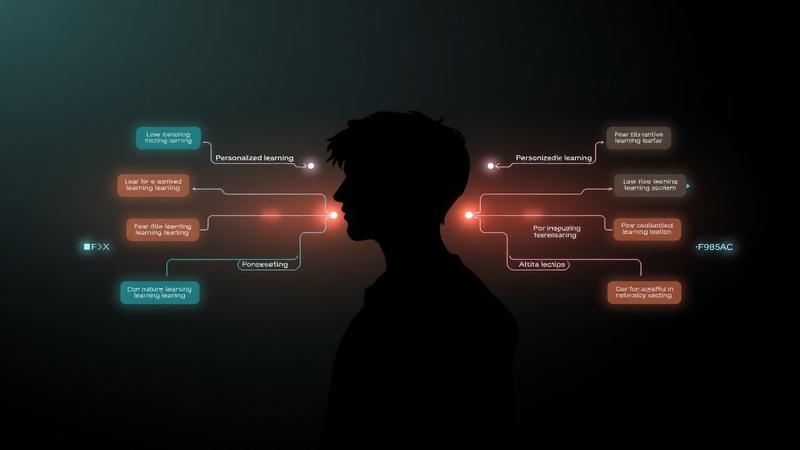 AI adaptive learning system showing personalized pathways and progressive difficulty levels