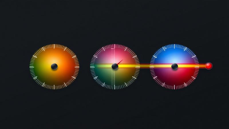 Visual comparison of Celsius, Fahrenheit, and Kelvin temperature scales