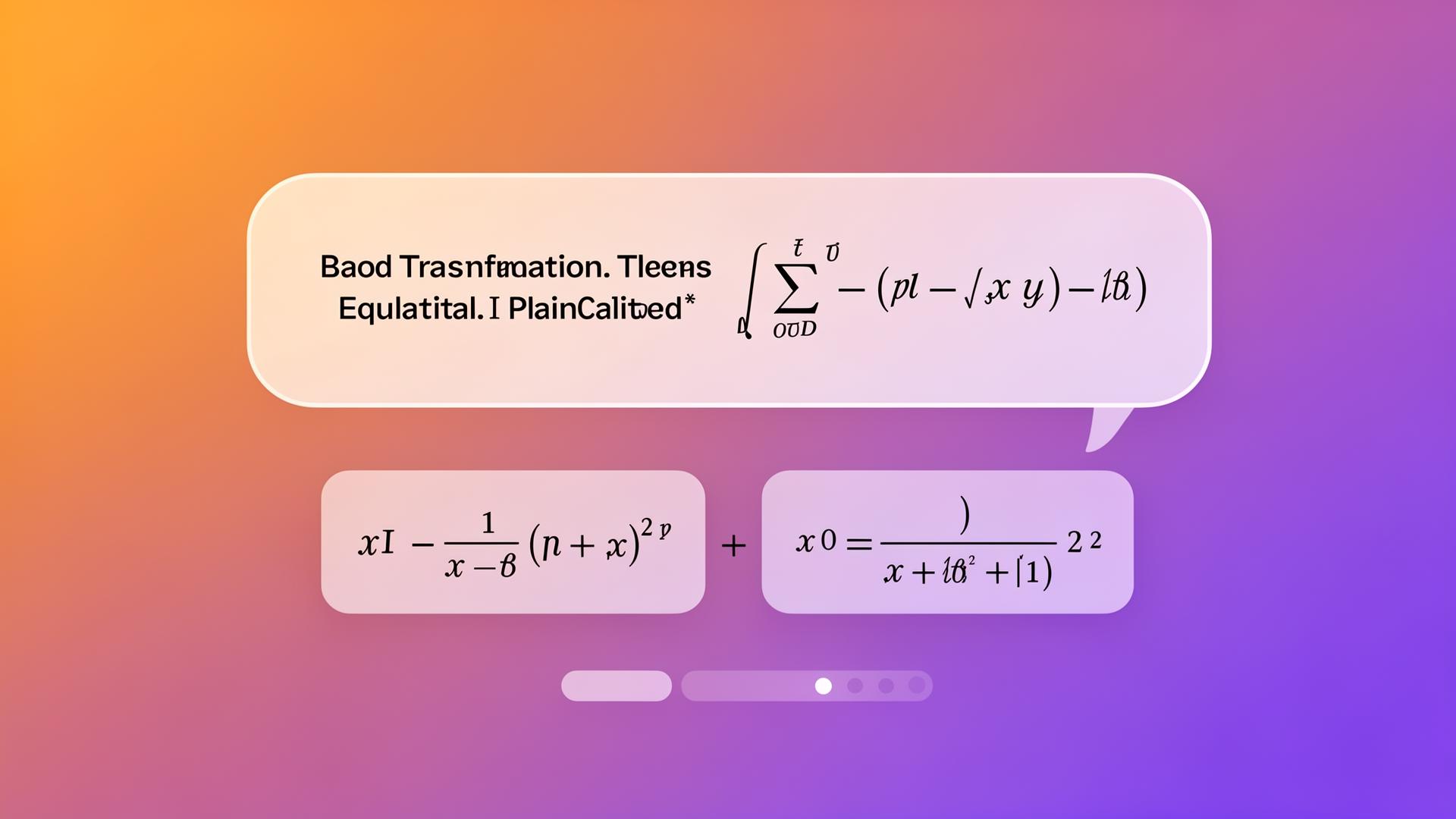 Natural Language Math: How to Use iQ to Solve Complex Equations